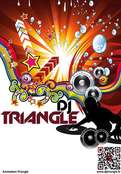 Affiches DJ Triangle Gard Nimes